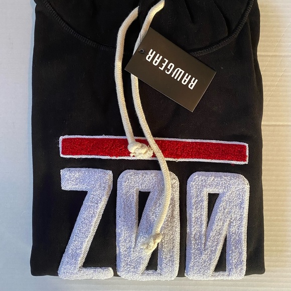 NWT Raw Gear ZOO hoodie embroidered Zoo Size small - Picture 2 of 6